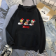 One Piece ZLS Yılbaşı Tasarımlı Siyah Sweatshirt