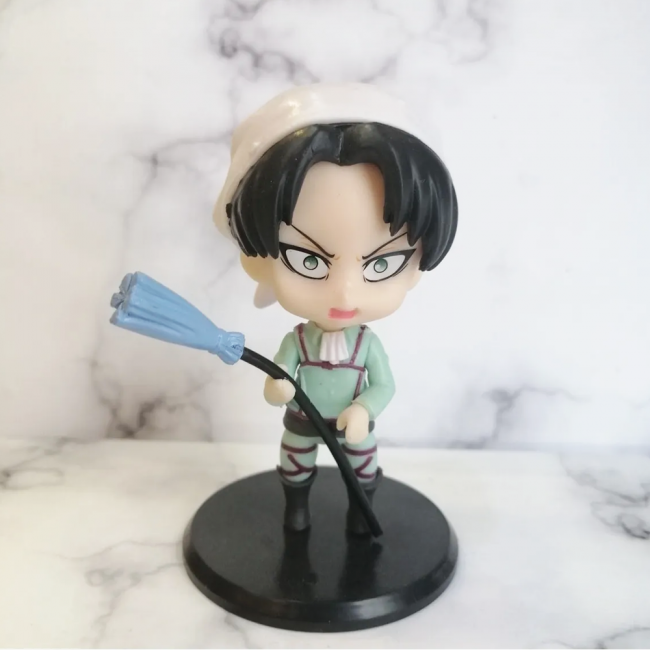 Attack On Titan Levi Temizlik Nendoroid Figür