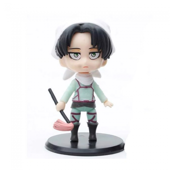 Attack On Titan Levi Temizlik Nendoroid Figür Model 2