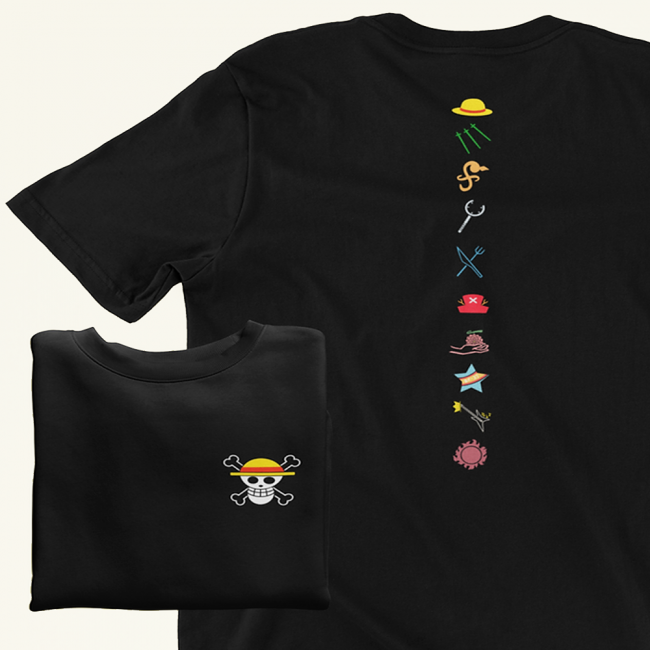 Anime One Piece Tayfa Minimal Logo T-shirt