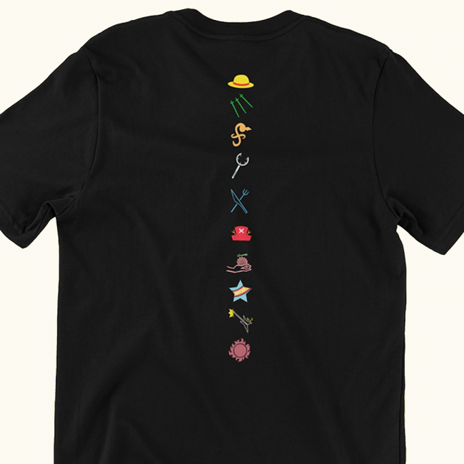 Anime One Piece Tayfa Minimal Logo T-shirt